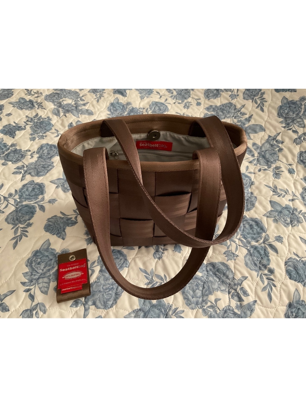Harveys Original Seatbelt Bag Brown Shoulder Bag Small Tote Purse